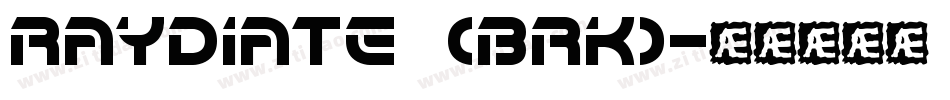 Raydiate (BRK)字体转换